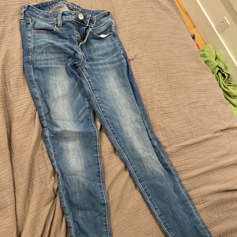 American Eagle next level stretch high rise jeans